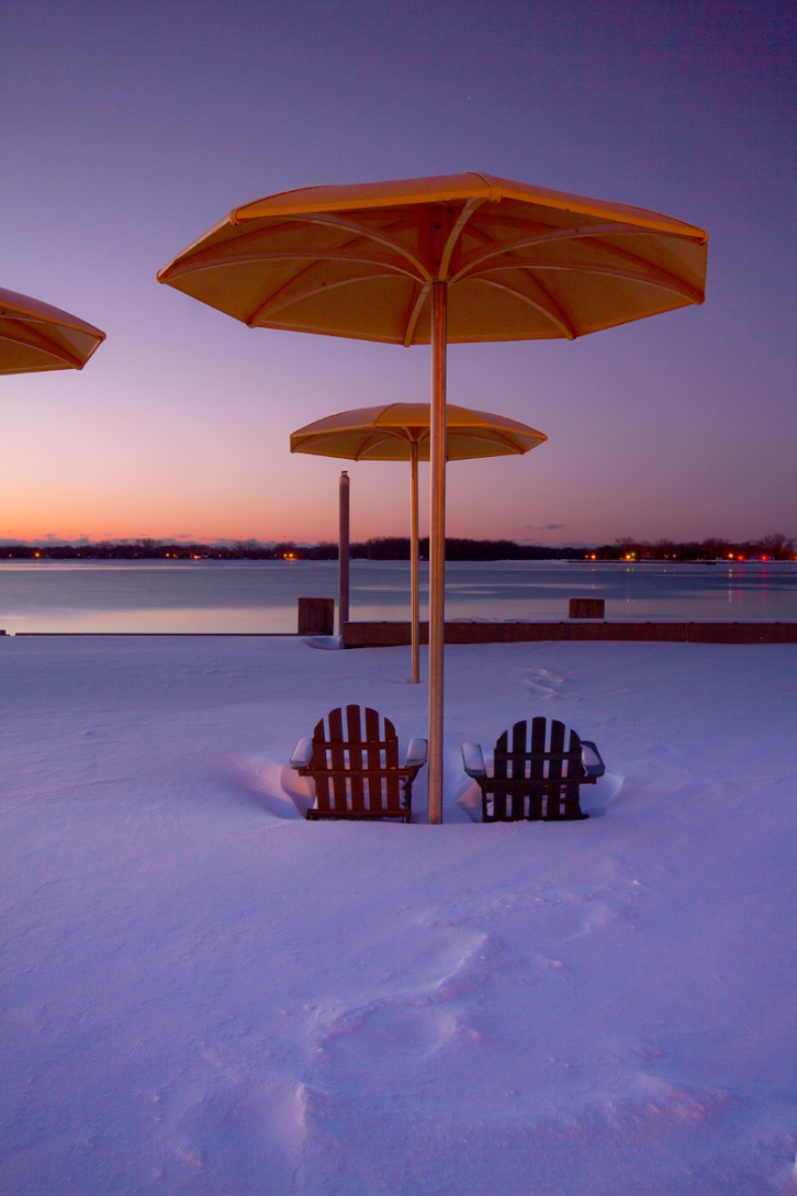 Toronto, Harbourfront after a snow storm